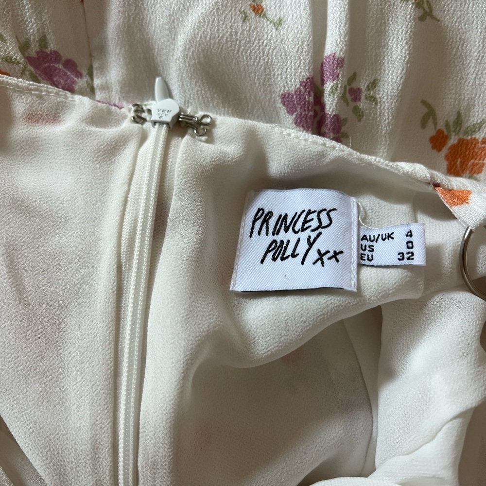 Princess Polly Floral Maxi Dress - White and Pink - Picture 5 of 5